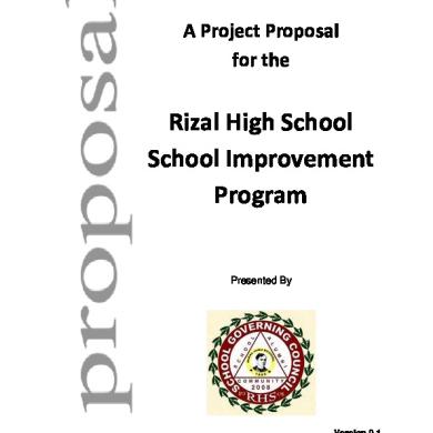 Rizal High School_SGC Project Proposal v2 [PDF] | Documents Community ...